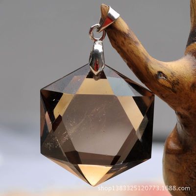 純天然茶晶大衛星吊墜 源自東海縣盛飾珠寶的天然之美